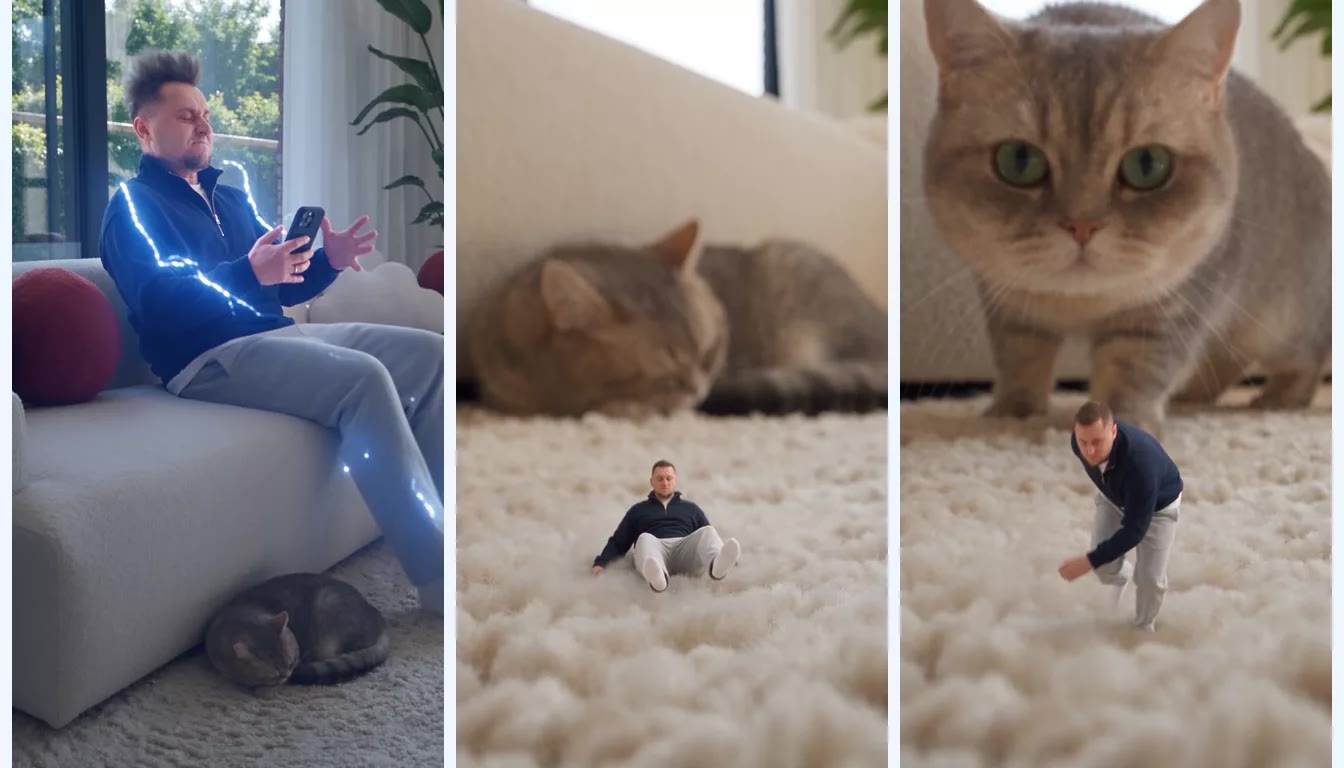 Як зробити відео «Cat attack» у Higgsfield (Seedance 2.5)